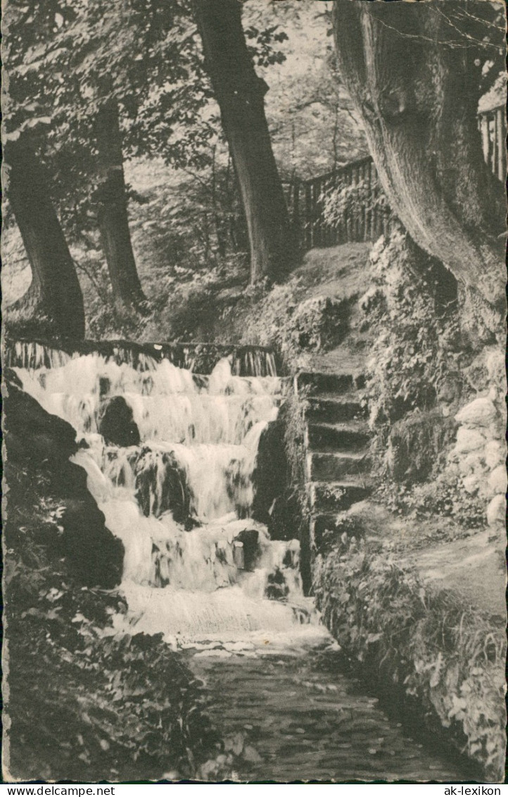 Ansichtskarte Königslutter Am Elm Wasserfall (Waterfall) 1961 - Sonstige & Ohne Zuordnung