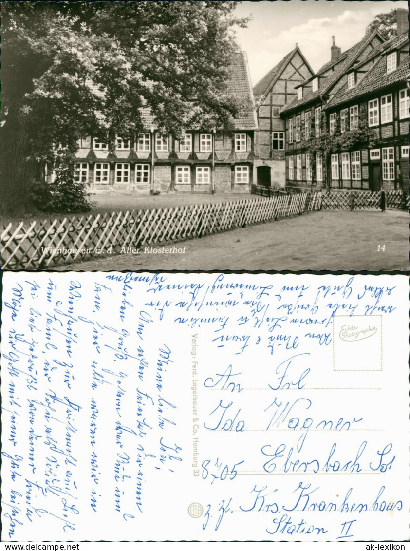 Ansichtskarte Wienhausen Wienhausen A.d. Aller Klosterhof 1960 - Sonstige & Ohne Zuordnung