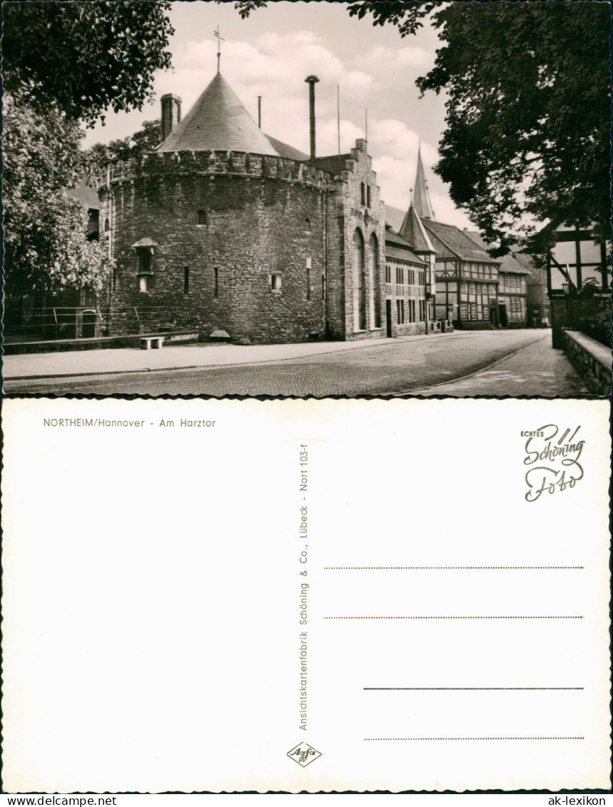 Ansichtskarte Northeim Strassen Partie Am Harztor 1960 - Northeim
