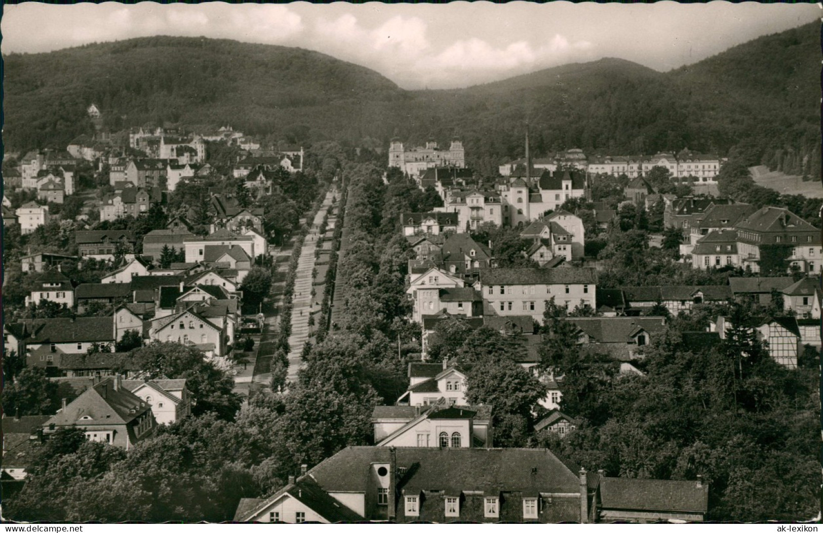 Ansichtskarte Bad Wildungen Panorama-Ansicht Ortsansicht 1956 - Bad Wildungen