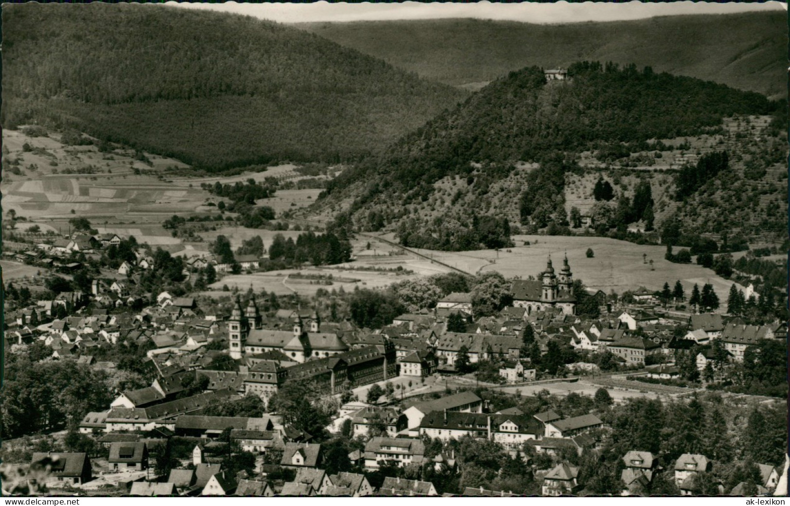 Ansichtskarte Amorbach Panorama-Ansicht, Ort Im Odenwald 1971 - Amorbach