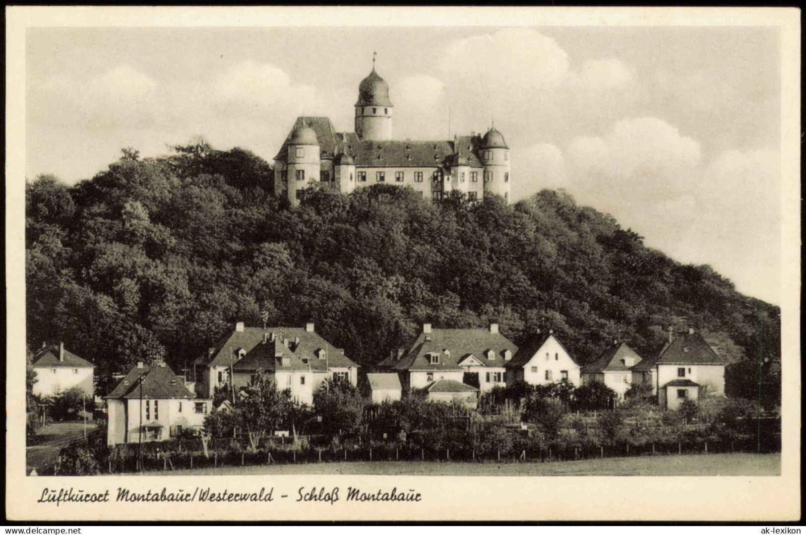 Ansichtskarte Montabaur Stadtpartie - Schloß 1957 - Montabaur