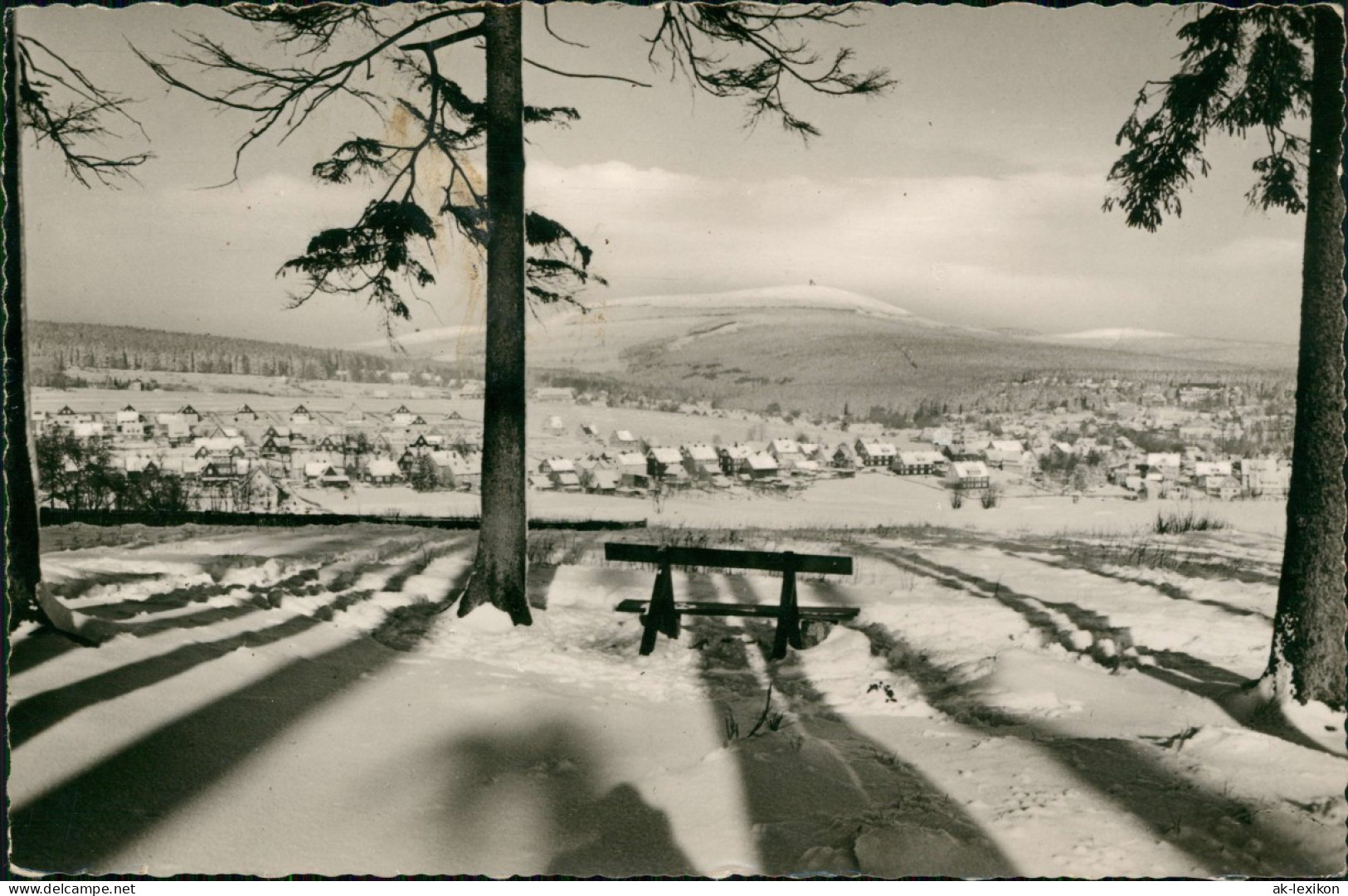 Ansichtskarte Braunlage Panorama Vom Adamsblick Auf Braunlage 1961 - Braunlage