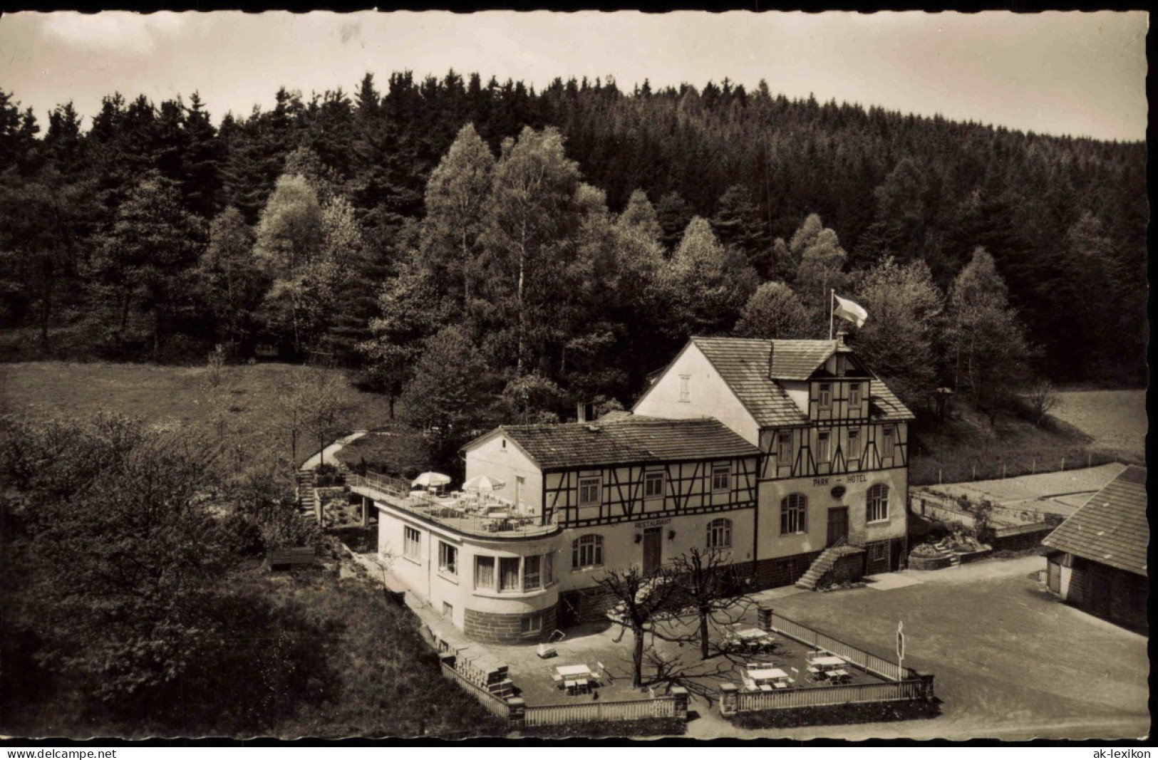 Ansichtskarte Wahlen (Odenwald)-Grasellenbach Park-Hotel Schneider-Horle 1959 - Otros & Sin Clasificación