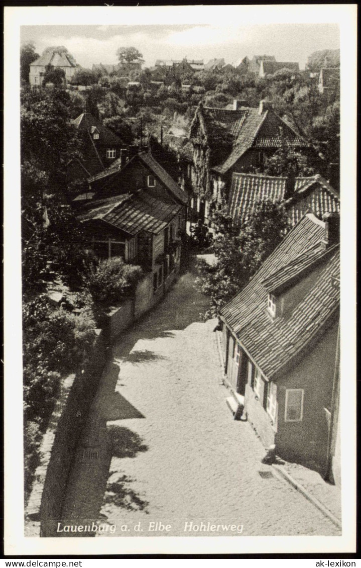 Ansichtskarte Lauenburg (Elbe) Hohlerweg 1962 - Andere & Zonder Classificatie