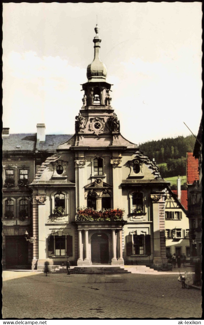 Ansichtskarte Kulmbach Rathaus - Color-Foto AK 1962 - Kulmbach