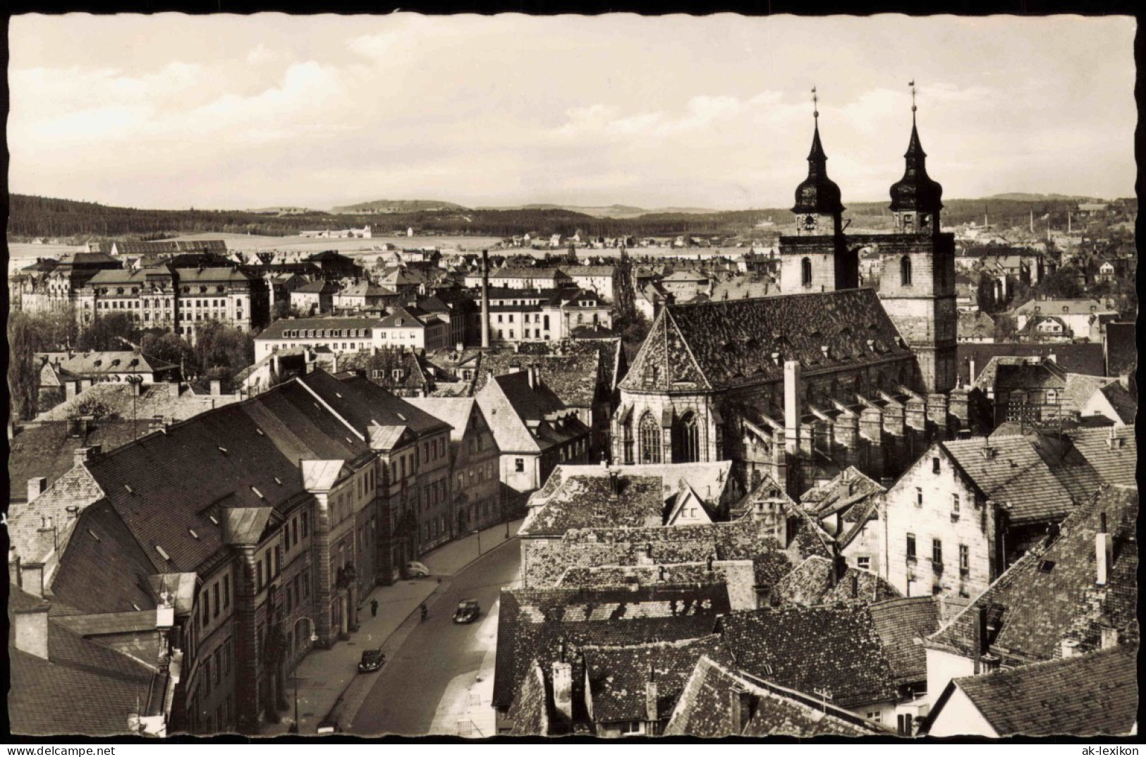 Ansichtskarte Bayreuth Blick Vom Schloßturm Zur Stadtkirche 1964 - Bayreuth