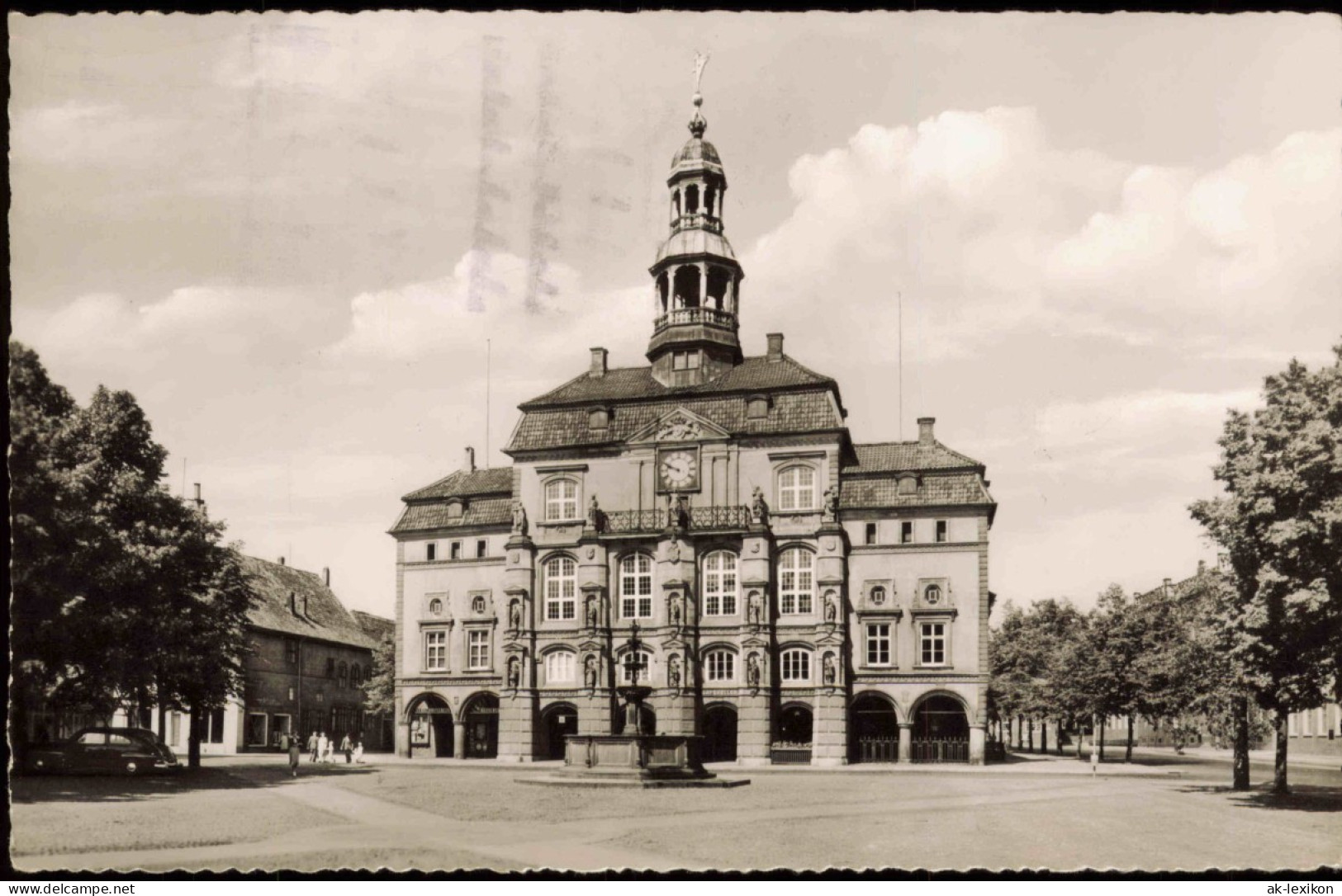 Ansichtskarte Lüneburg Rathaus 1958  Gel. Stempel Lüneburg 2 - Lüneburg