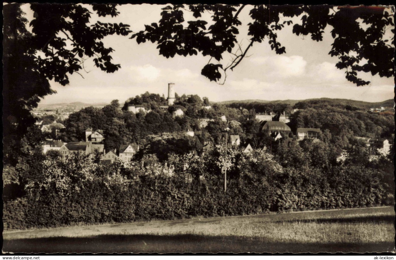 Ansichtskarte Bielefeld Blick Auf Die Sparenburg 1957 - Bielefeld