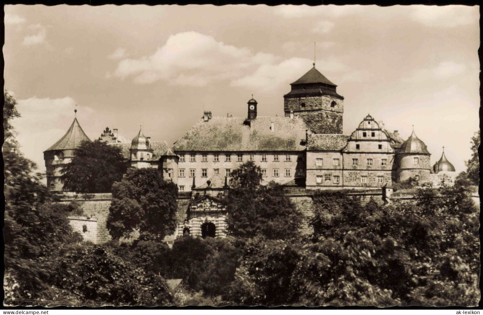 Ansichtskarte Kronach Festung Rosenberg - Fotokarte 1959 - Kronach