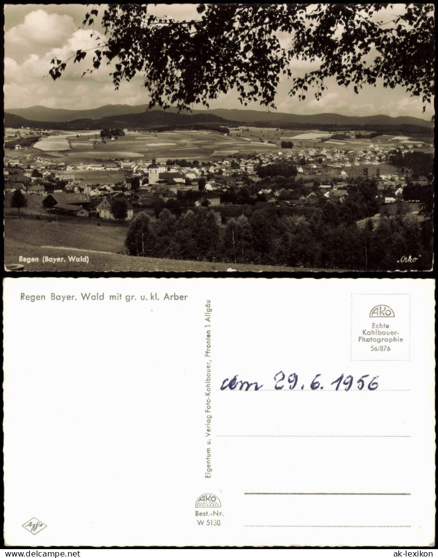 Ansichtskarte Regen Blick Auf Die Stadt - Fotokarte 1961 - Otros & Sin Clasificación