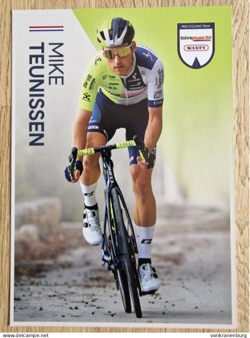 Card Mike Teunissen - Team Intermarche-Wanty - 2024 - Cycling - Cyclisme - Ciclismo - Wielrennen - Cycling