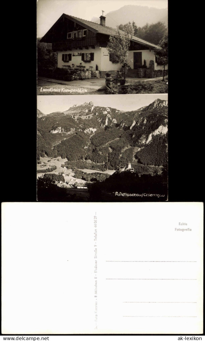 Hohenaschau Chiemgau-Aschau Im Chiemgau Landhaus Kampenblick, Stadt 2 Bild 1963 - Sonstige & Ohne Zuordnung