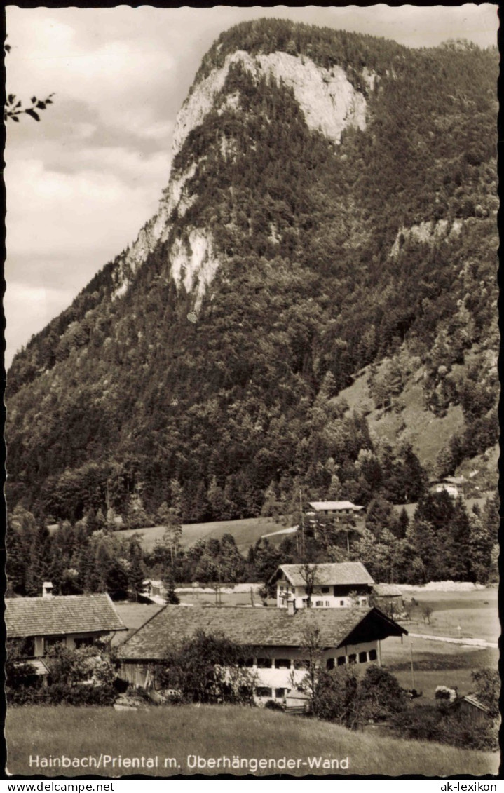 Ansichtskarte Hainbach Priental-Aschau Im Chiemgau Überhängender-Wand 1958 - Autres & Non Classés