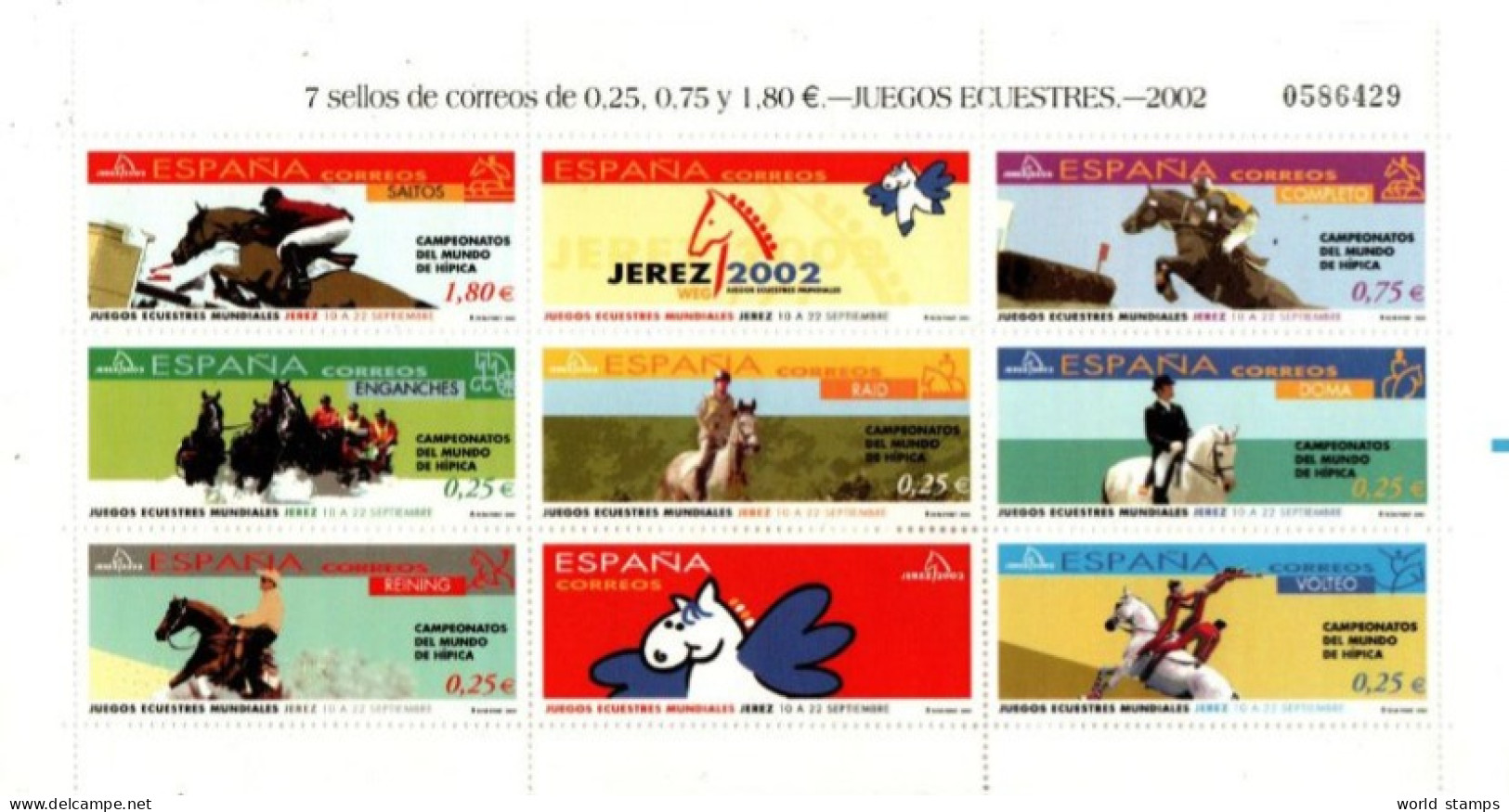 ESPAGNE 2002 ** - Blocks & Sheetlets & Panes