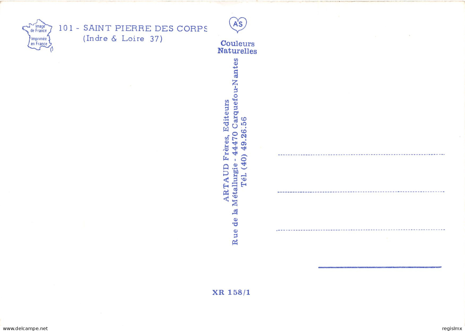 37-SAINT PIERRE DES CORPS-N°1015-E/0435 - Other & Unclassified