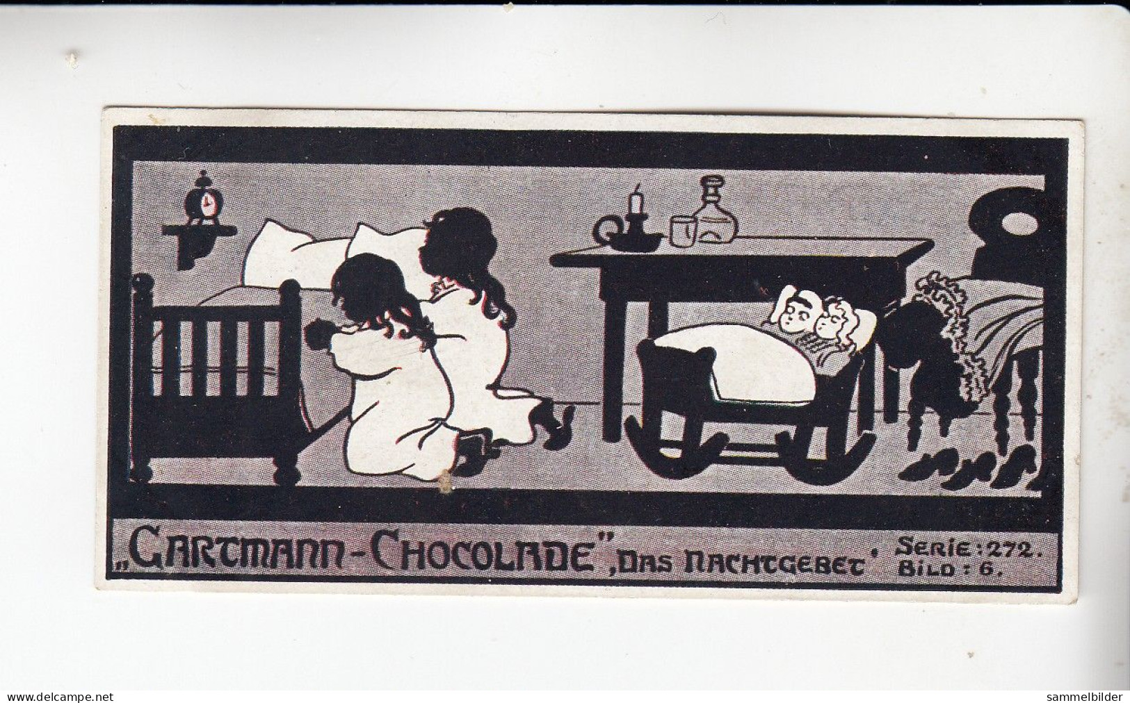 Gartmann  Die Kleine Hausfrau  Das Nachtgebet   Serie 272 #6 Von 1909 - Andere & Zonder Classificatie