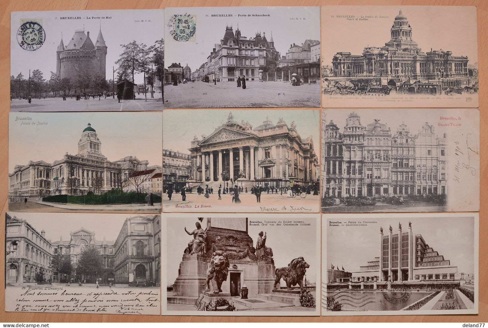 BRUXELLES - Lot De 80 Cartes Postales - Loten, Series, Verzamelingen