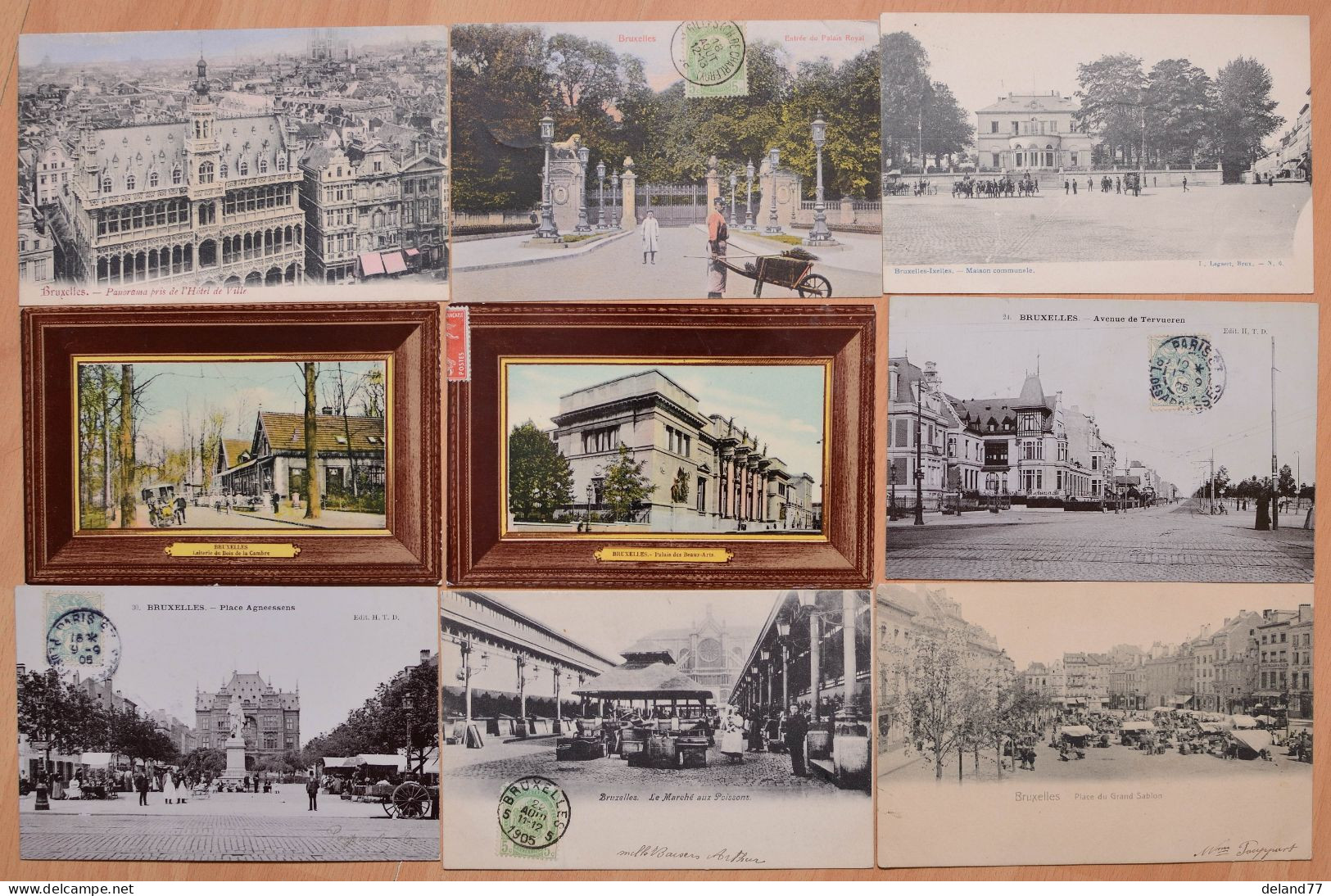 BRUXELLES - Lot de 80 Cartes Postales