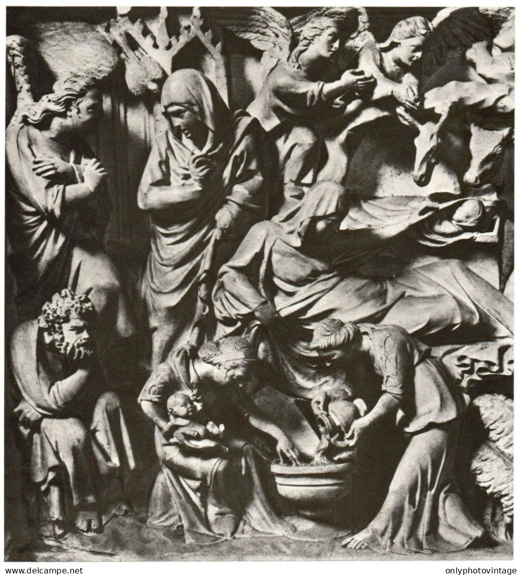 Giovanni Pisano, Annunciazione E Natività, Stampa Epoca, Vintage Print - Stampe & Incisioni