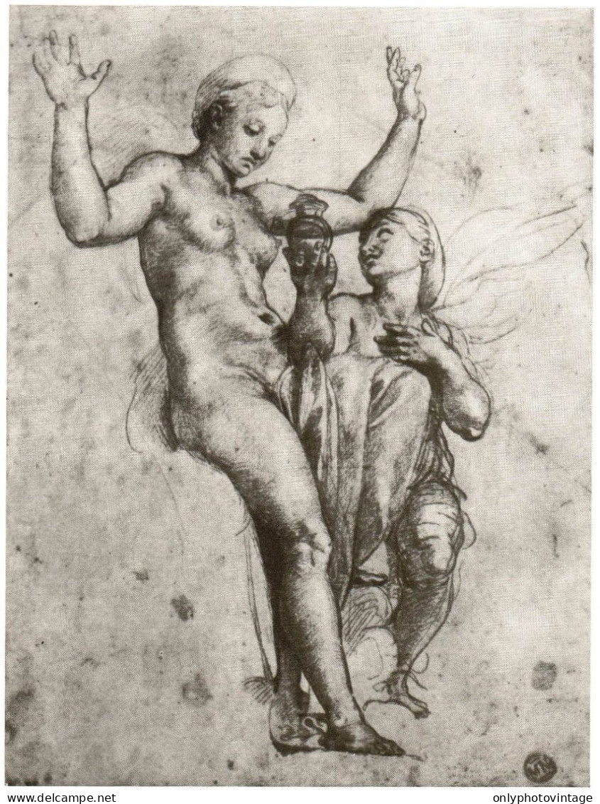 Raffaello, Nudo Artistico, Amore E Psiche, Stampa Epoca, Vintage Print - Stampe & Incisioni