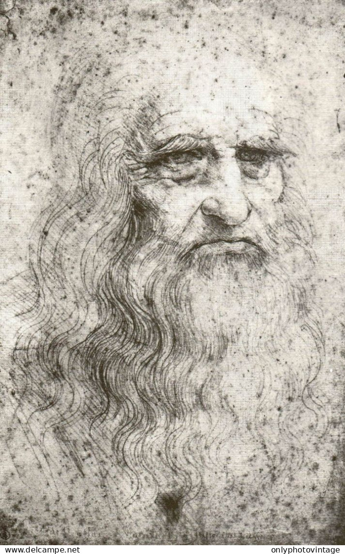 Leonardo Da Vinci, Autoritratto, Stampa Epoca, Vintage Print - Prints & Engravings