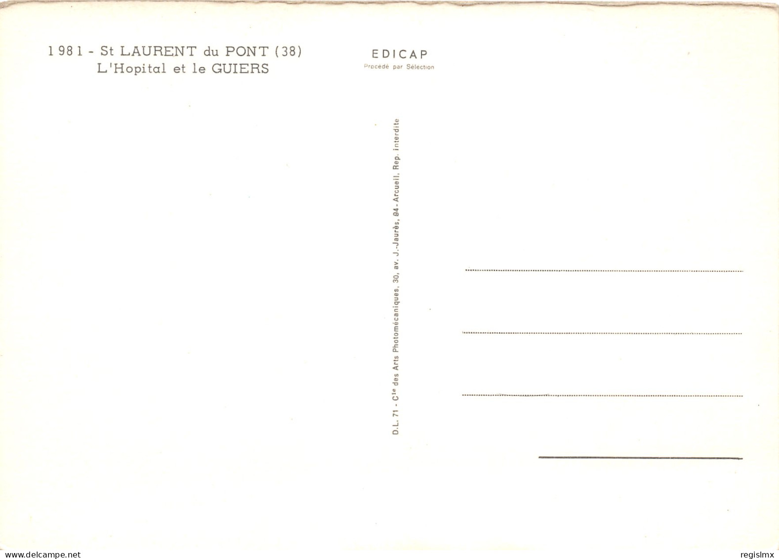 38-SAINT LAURENT DU PONT-N°1016-B/0287 - Saint-Laurent-du-Pont
