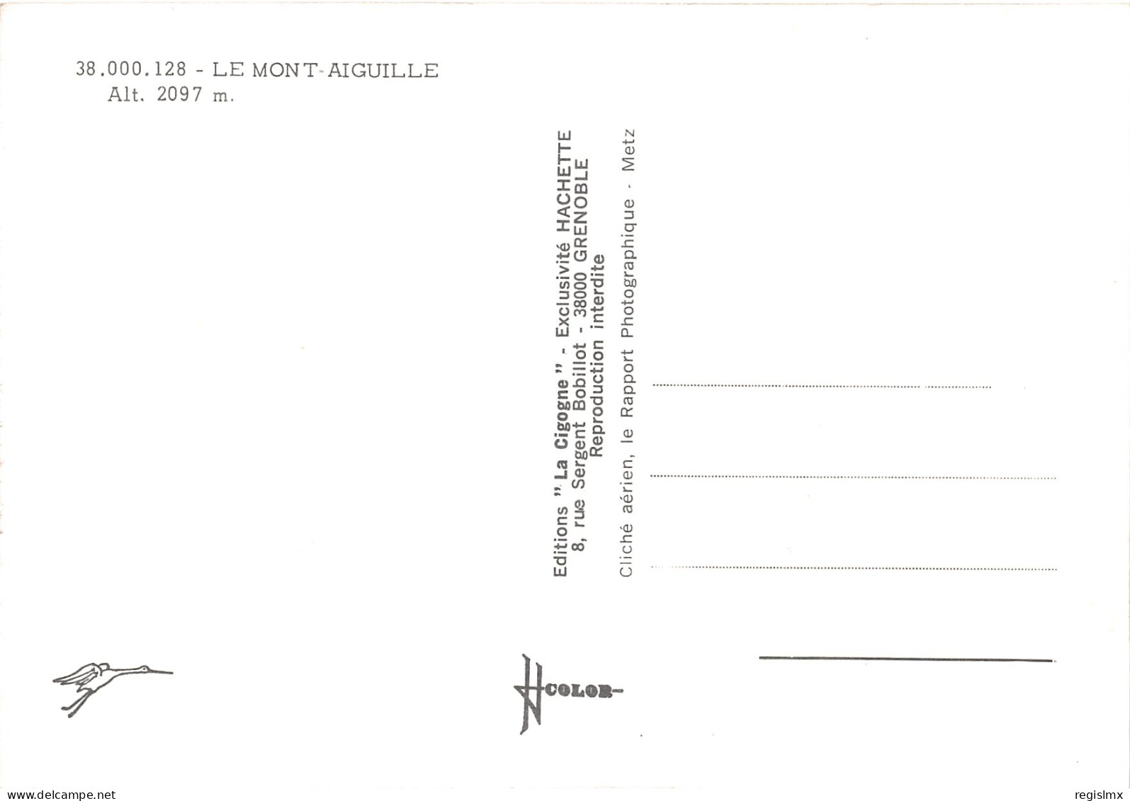 38-LE MONT AIGUILLE-N°1016-B/0157 - Other & Unclassified