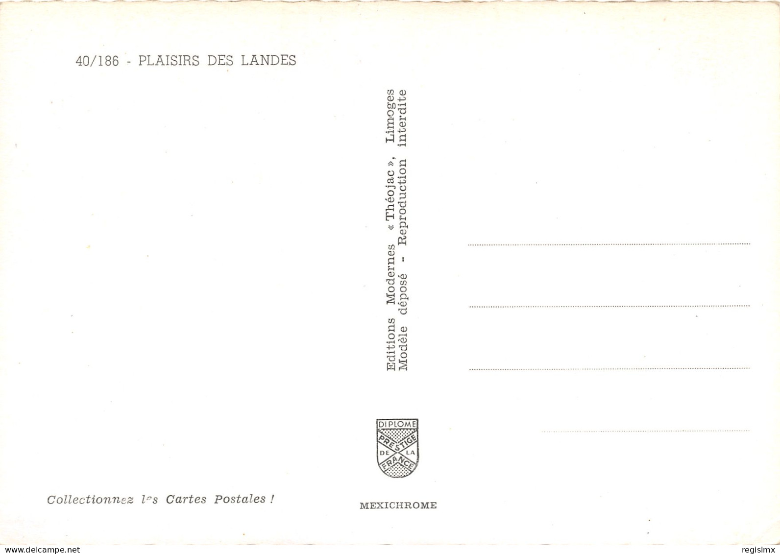 40-PLAISIRS DES LANDES-N°1017-B/0121 - Sonstige & Ohne Zuordnung