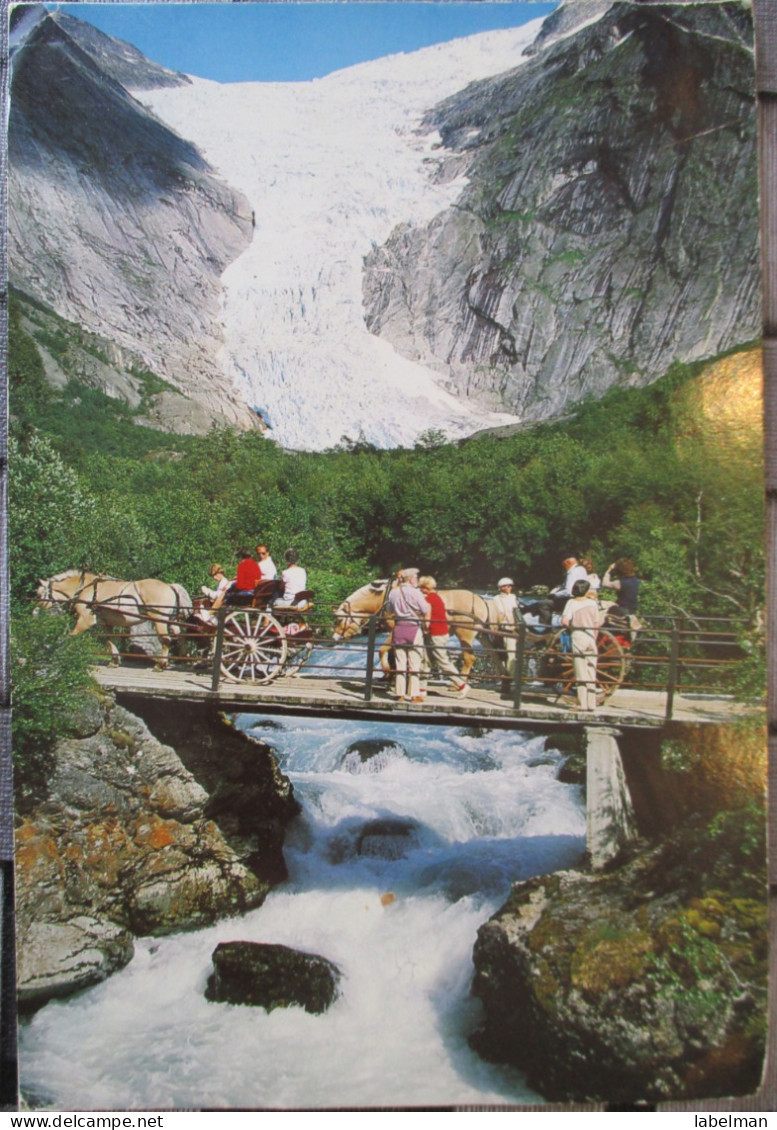 NORGE NORWAY BRIKSDALSBREEN CARD KARTE CARTE POSTALE POSTKARTE POSTCARD ANSICHTSKARTE PICTURE CARTOLINA - Noruega