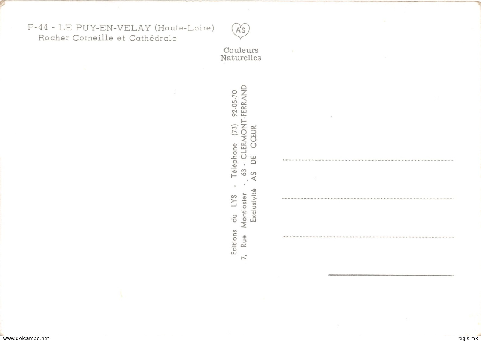 43-LE PUY-N°1017-C/0353 - Le Puy En Velay