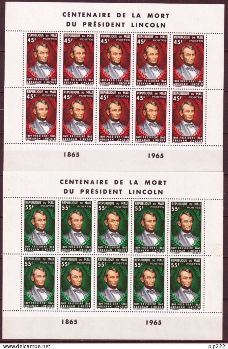 Mali 1965 Y.T.69/70 Minisheet Of 10 **/MNH VF - Mali (1959-...)