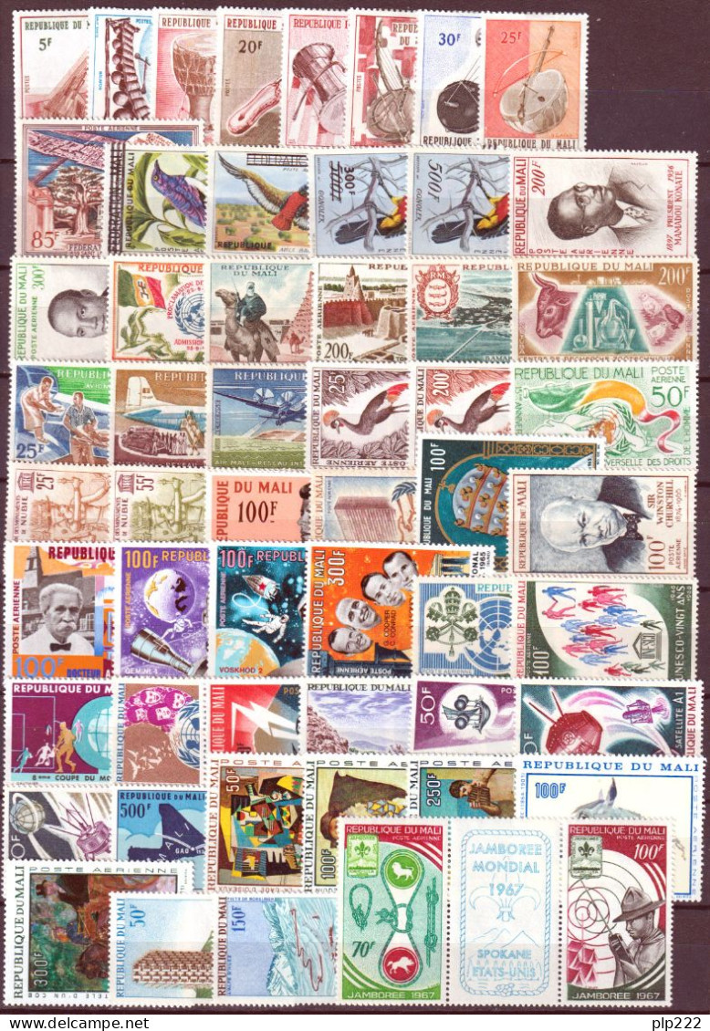 Mali 1959/73 Collezione Quasi Compleat / Almost Complete Collection **/MNH VF - Malí (1959-...)