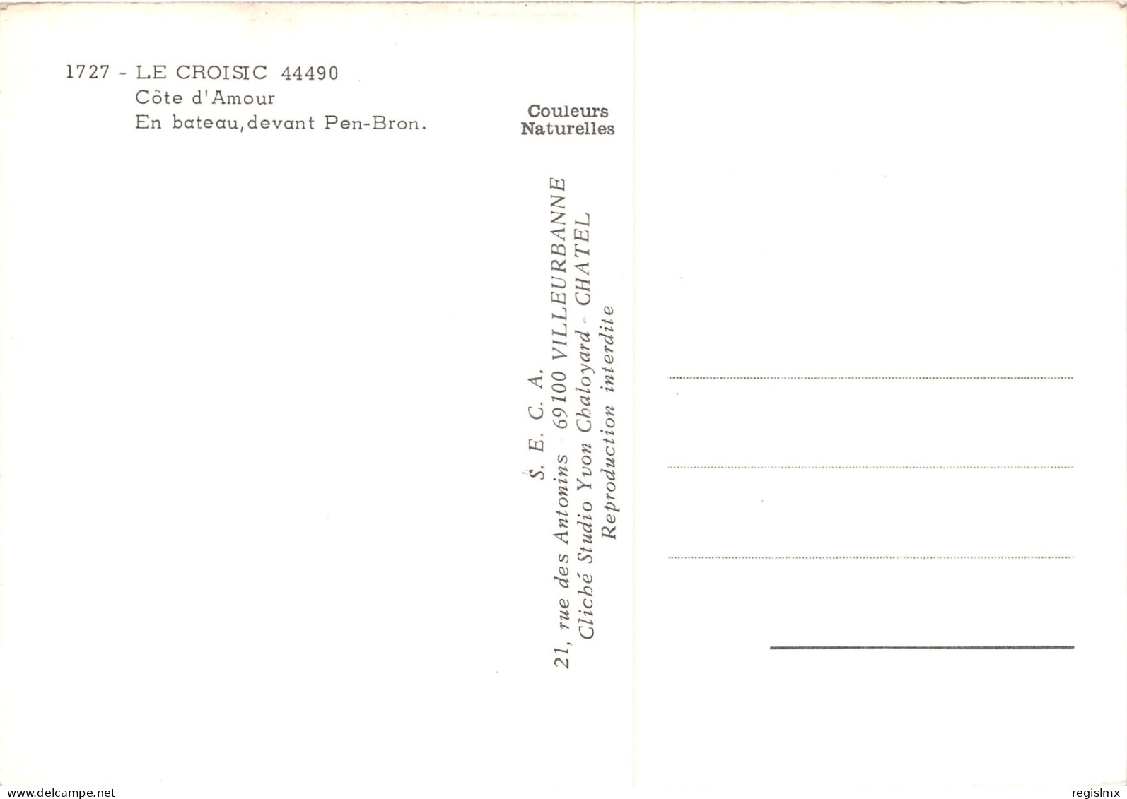 44-LE CROISIC-N°1018-A/0063 - Le Croisic