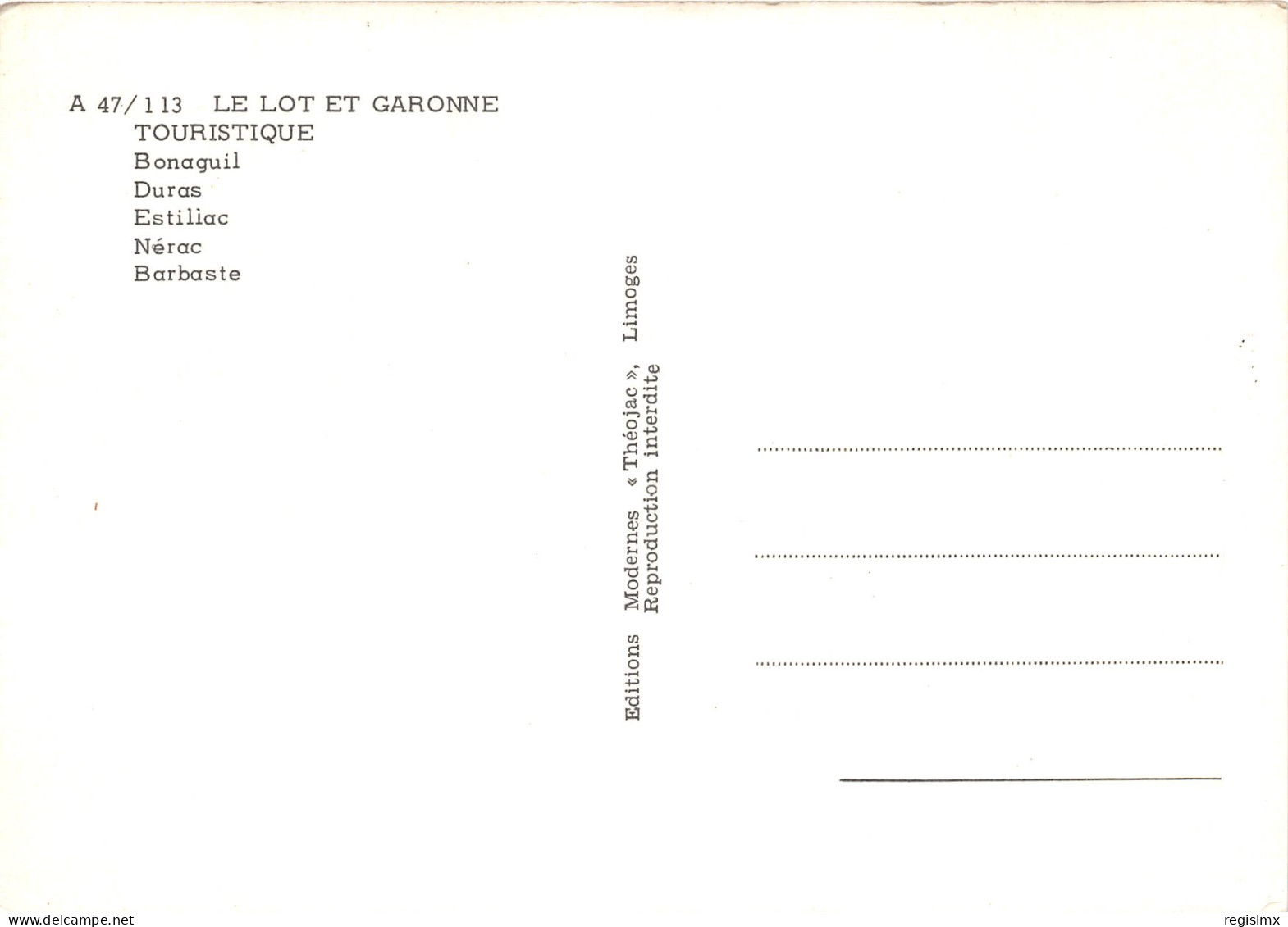 47-LOT ET GARONNE-N°1018-D/0131 - Sonstige & Ohne Zuordnung