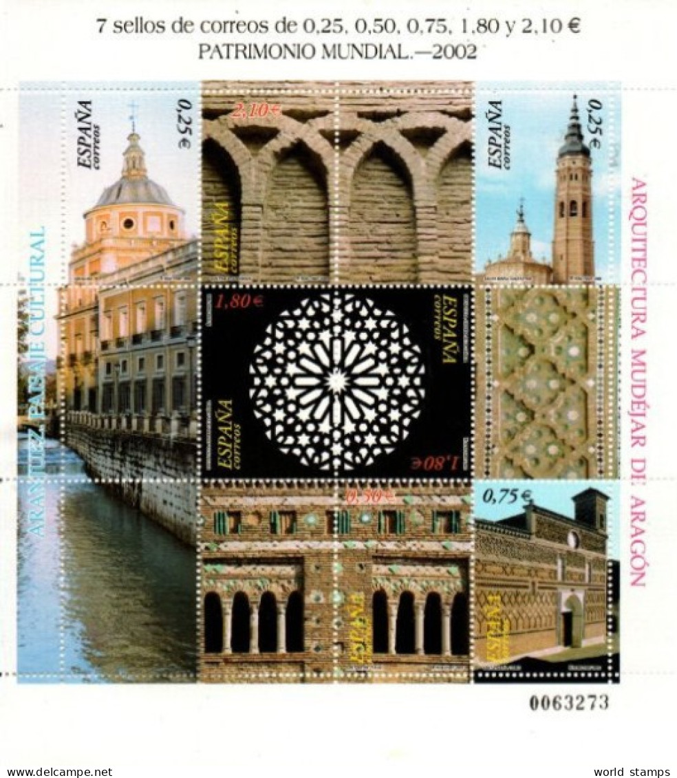 ESPAGNE 2002 ** - Blocks & Sheetlets & Panes