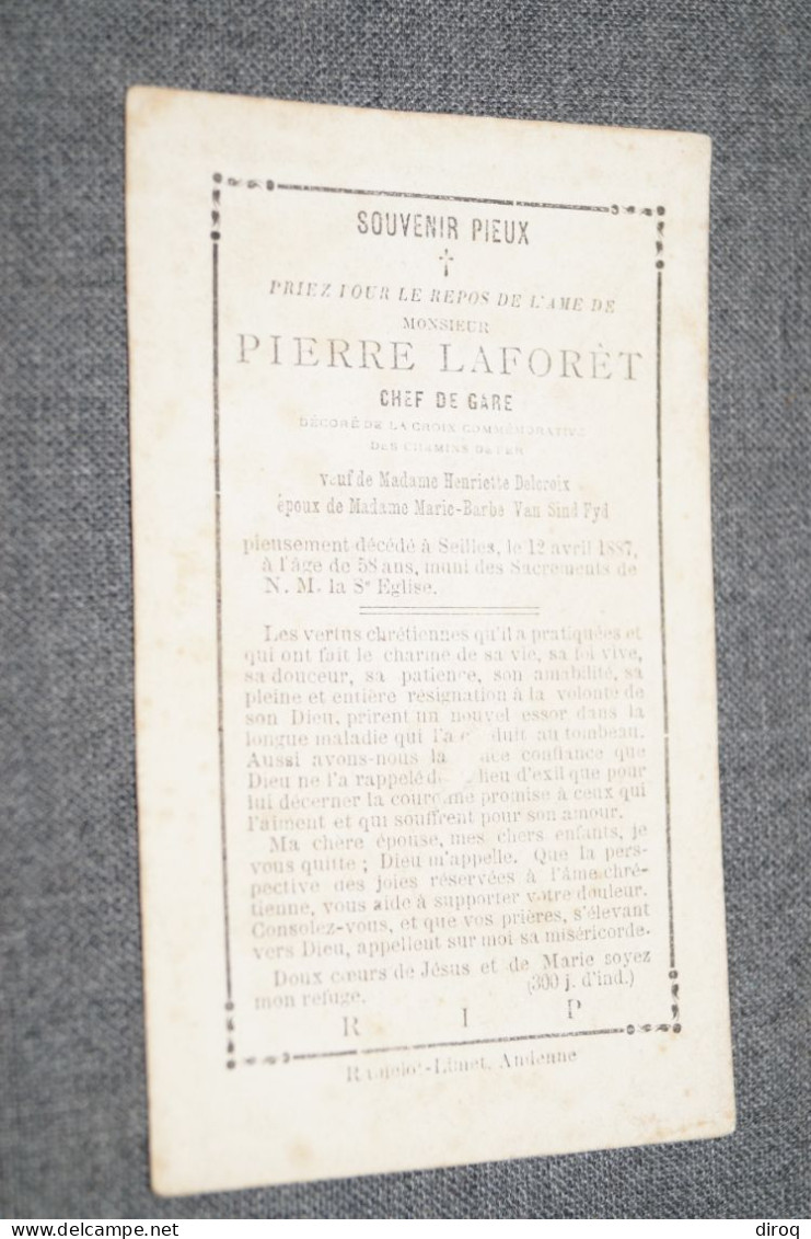 Pierre Laforet,Chemin De Fer Belge,chef De Gare,Seilles (Andenne) 1887 - Obituary Notices