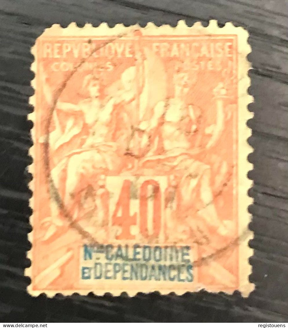 Timbre Oblitéré Nouvelle-Calédonie Et Dépendances 1892 - Used Stamps