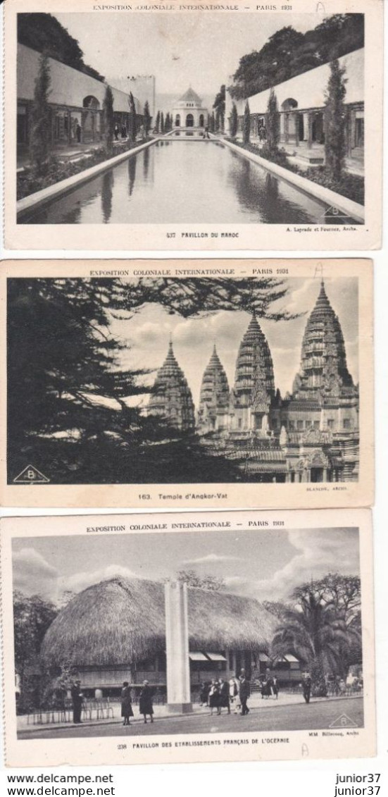 5 Cartes De Paris, Exposition Coloniale Internationale 1931 - Exhibitions