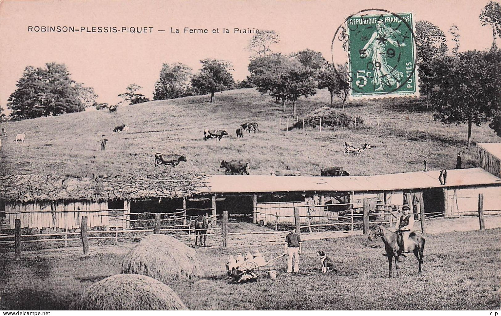 Robinson - La Ferme Et La Prairie  -  CPA °J - Andere & Zonder Classificatie