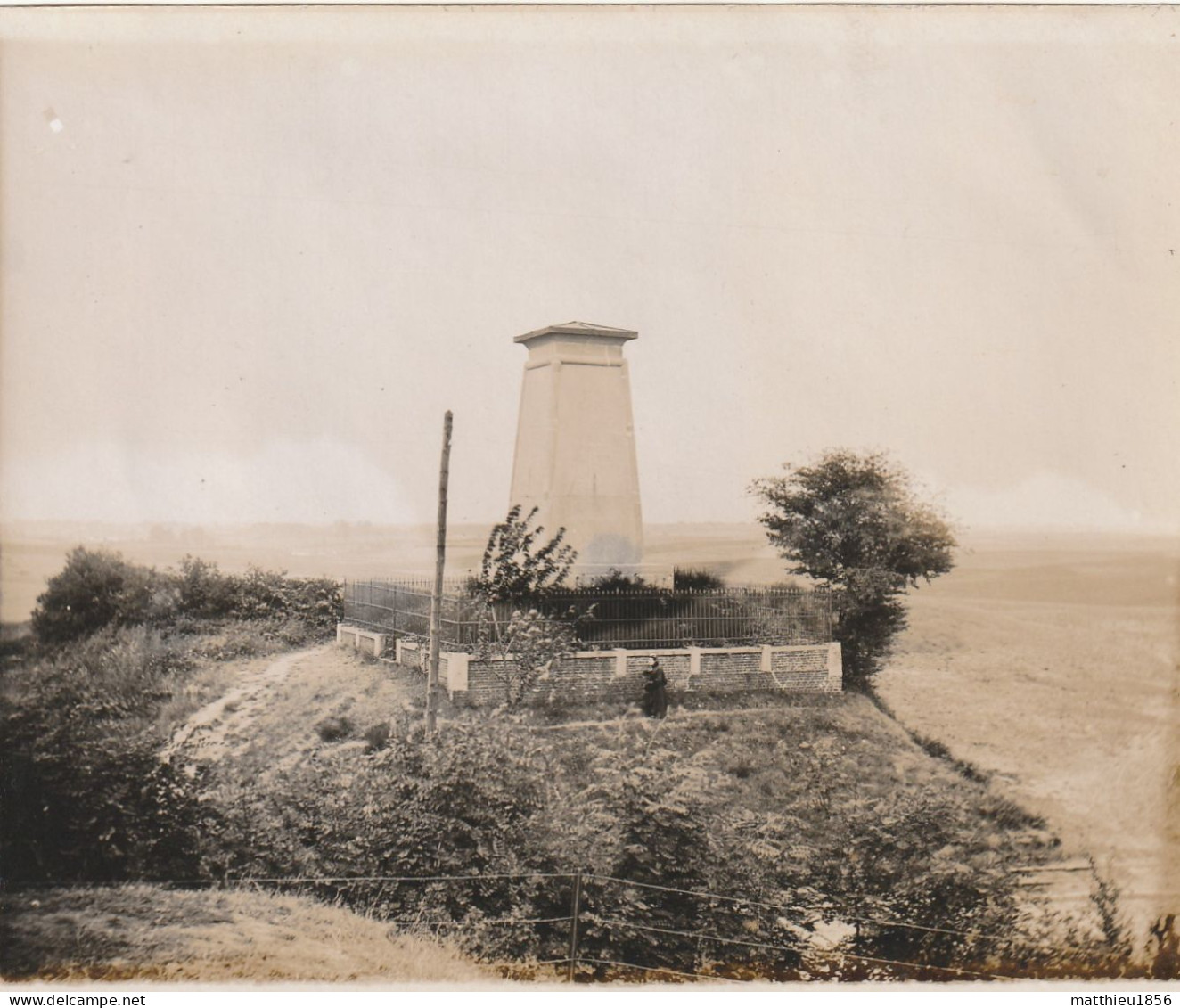 Photo 1901 WATERLOO - Mont Saint-Jean, Le Monument Allemand (A255) - Waterloo