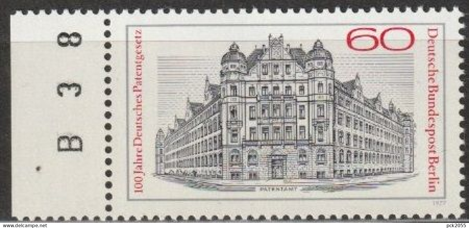 Berlin 1977 Mi-Nr.550 ** Postfrisch 100 Jahre Deutsches Patentgesetz ( B 2864 )günstige Versandkosten - Unused Stamps