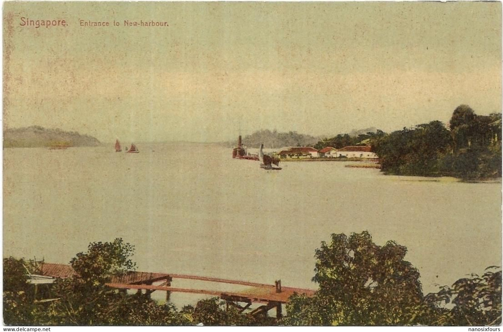 ASIE. SINGAPOUR. ENTRANCE  TO NEW HARBOUR - Singapur