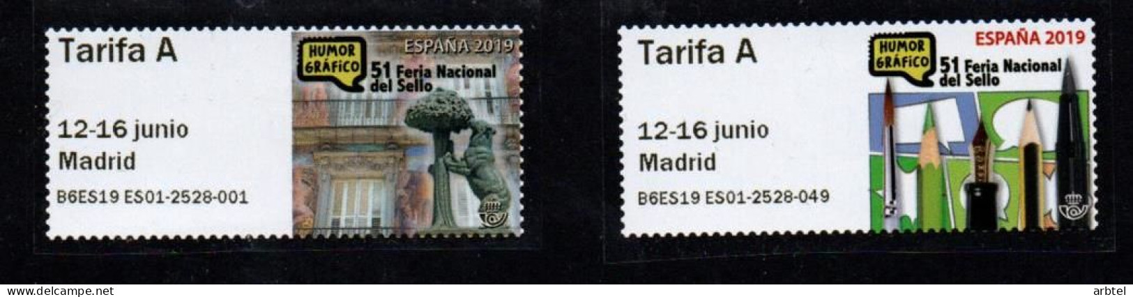 ESPAÑA SPAIN ATM 51 FERIA NACIONAL DEL SELLO B6ES19 - Nuevos