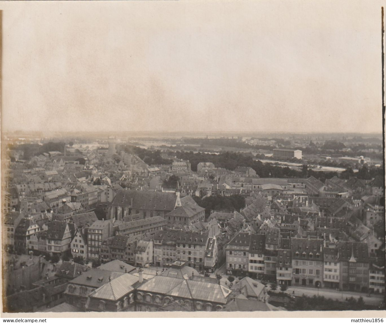 Photo 1901 STRASBOURG - Une Vue Prise De La Cathédrale (A255) - Straatsburg