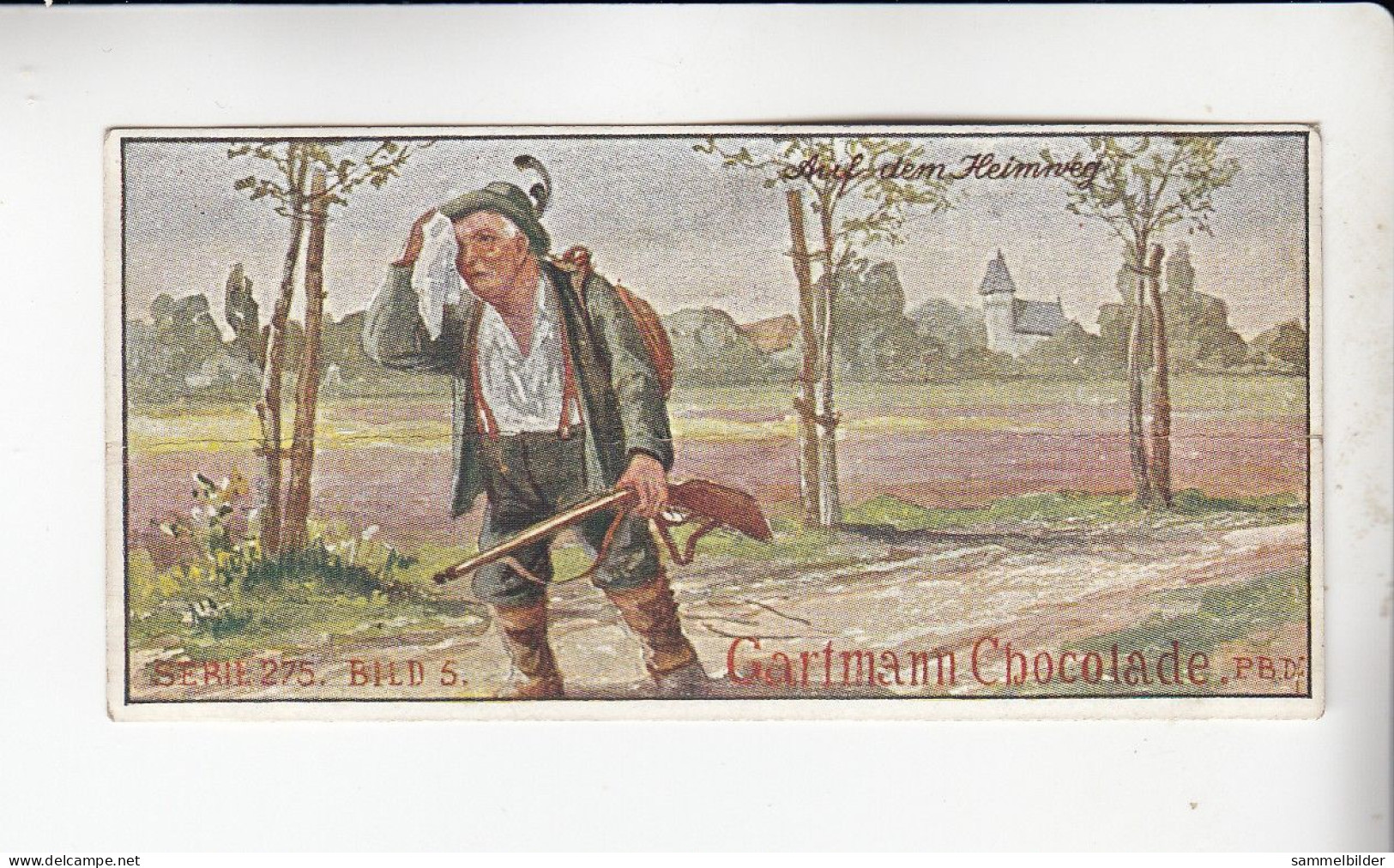 Gartmann  Jagderlebnis Auf Dem Heimweg    Serie 275 #5 Von 1909 - Other & Unclassified