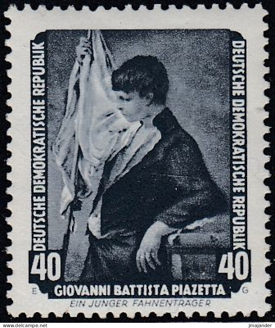 Germany (DDR) 1957 -  Famous Paintings From Dresden Gallery: By Battista Piazzetta - Mi 591 ** MNH [1856] - Ungebraucht