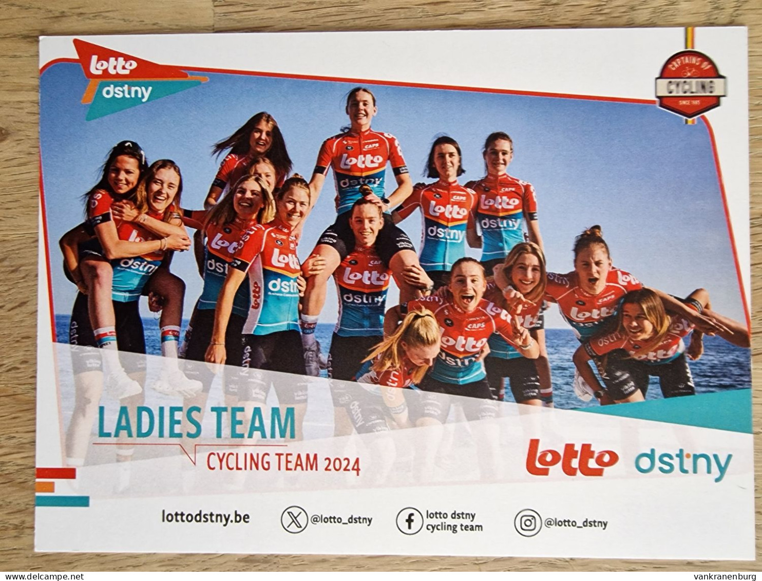 Card Team Lotto-Dstny - 2024 - Women - Cycling - Cyclisme - Ciclismo - Wielrennen - Cycling