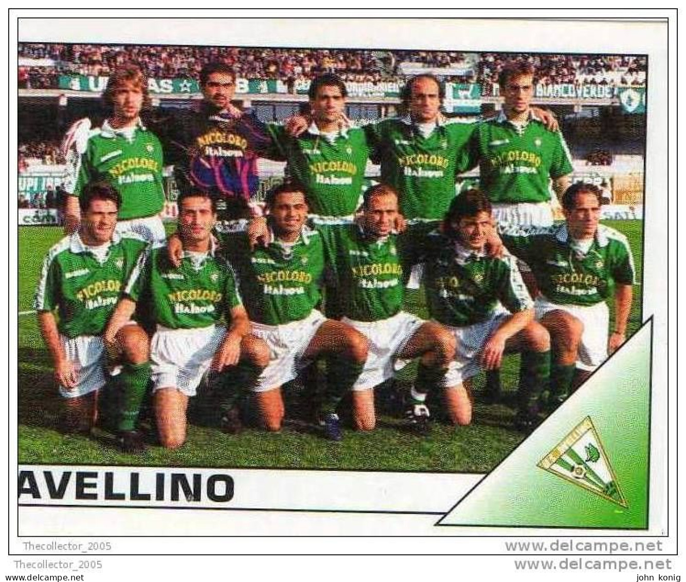 CALCIATORI - CALCIO Figurine Panini-calciatori 1995-96-n.352 (Avellino) - NUOVA-MAI INCOLLATA - Italian Edition