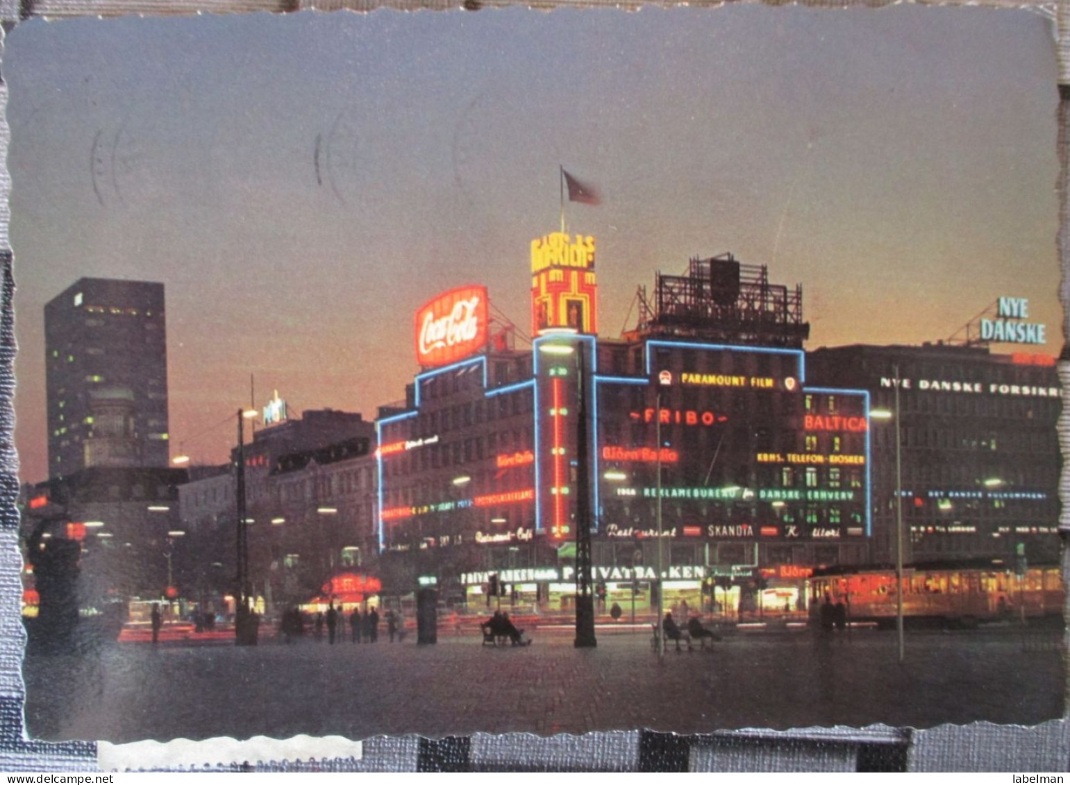 DENMARK COPENHAGEN KOBENHAVN TOWN HALL POSTCARD CARTOLINA CARD BRIEFKAARTE CARTE POSTALE ANSICHTSKARTE POSTKARTE - Danimarca